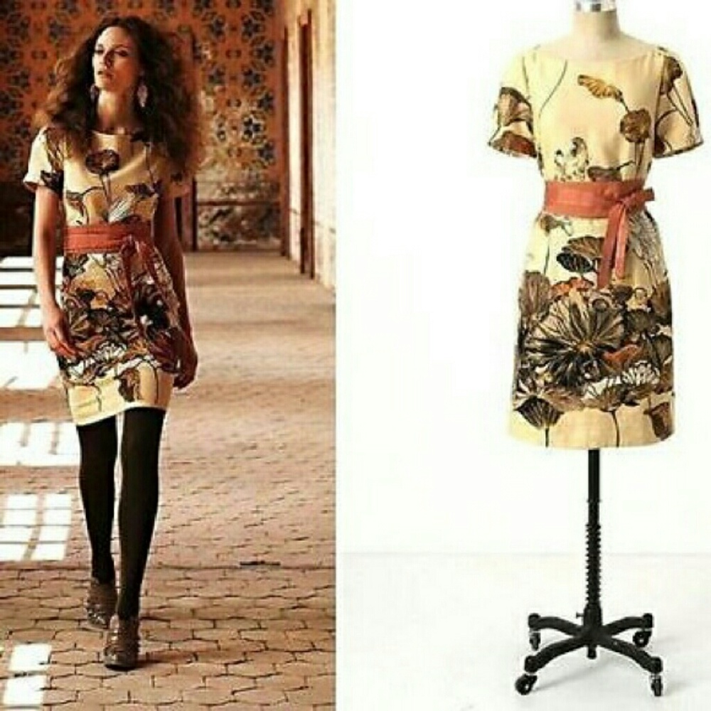 Floreat Snowy Egret Shift Dress